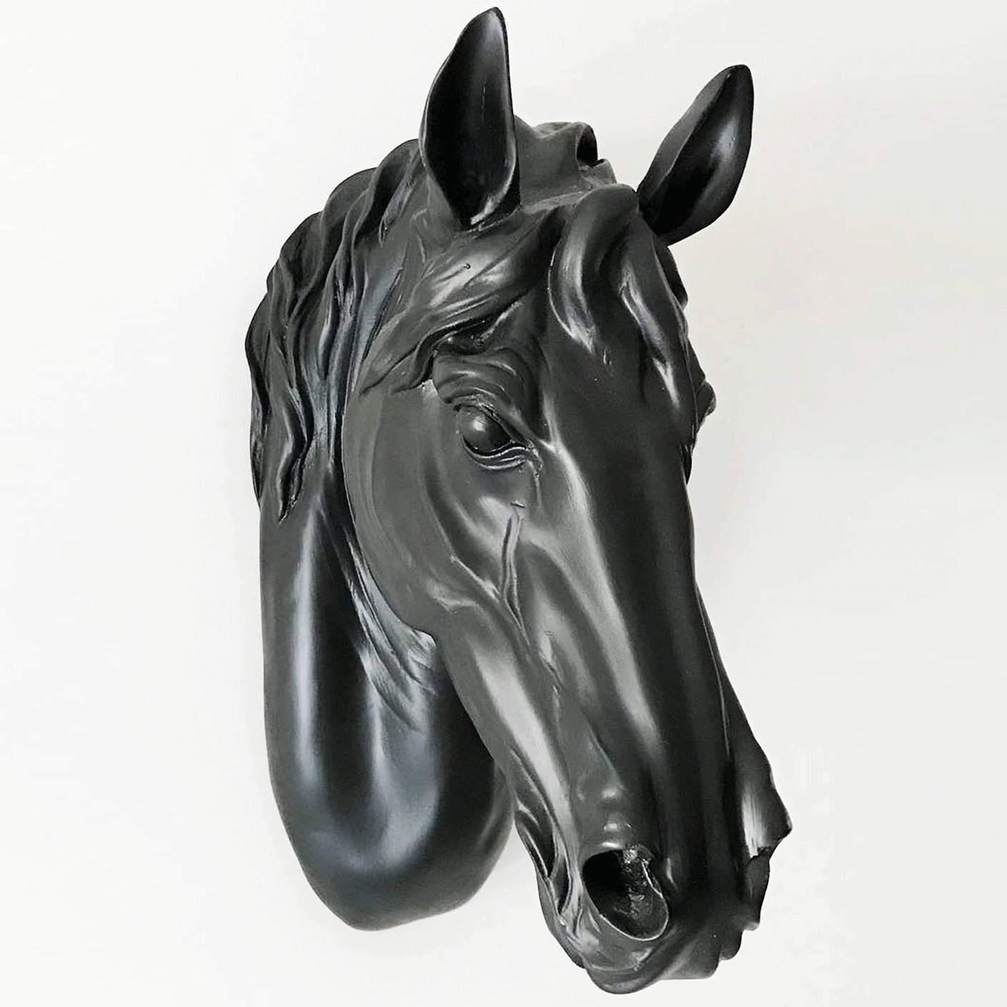 Black Horse Sculpture – Matte Black Animal Sculpture for Modern Home Decor | Lume Art Gallery Black Horse Sculpture – Matte Black Animal Sculpture for Modern Home Decor | Lume Art Gallery