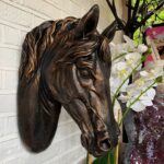 MAJESTIC HORSE HEAD WALL ART
