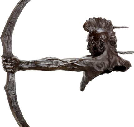 Indian Archer Warrior Sculpture