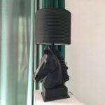 Serenity Stallion Horse Lamp — sculptural lamp sale and black table lamps for modern living room