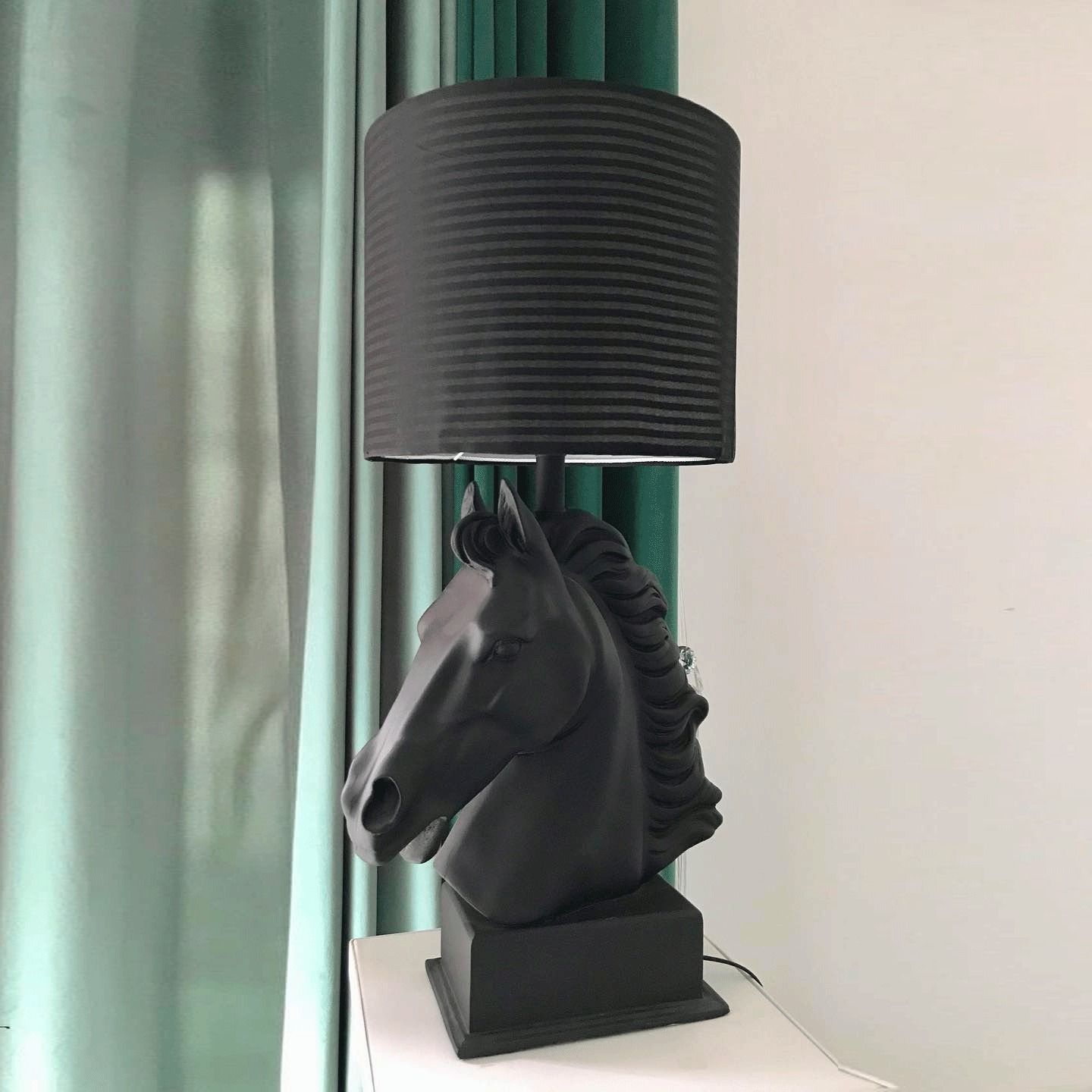Serenity Stallion Horse Lamp — sculptural lamp sale and black table lamps for modern living room Serenity Stallion Horse Lamp — sculptural lamp sale and black table lamps for modern living room