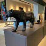 Wild Black Panther Art Sculpture