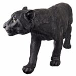 Wild Black Panther Art Sculpture