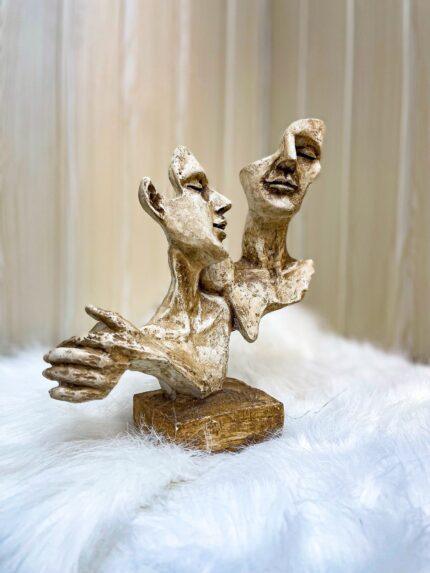 STRENGTH OF EXPRESSION NORDIC ABSTRACT FACES SCULPTURE