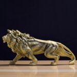 SAFARI WALKING LION SCULPTURE
