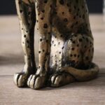 AUREATE HUNTER LEOPARD SCULPTURE
