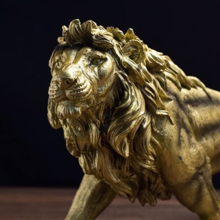 SAFARI WALKING LION SCULPTURE