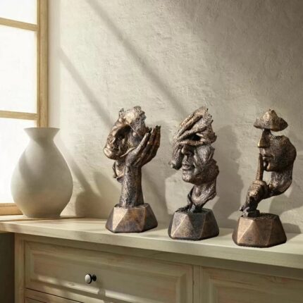 Contemplation Trio Sculptures