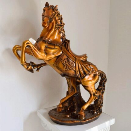 Twilight Horse Sculpture — dynamic rearing animal sculpture for modern home décor | Lume Art Gallery