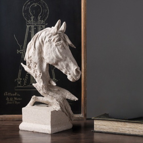 White Horse Sculpture — premium animal art sculpture for home décor, Lume Art Gallery White Horse Sculpture — premium animal art sculpture for home décor, Lume Art Gallery