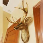 Handcrafted Deer Wall Art: Rustic Elegance for Walls