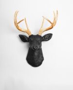 Handcrafted Deer Wall Art: Rustic Elegance for Walls