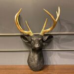 Handcrafted Deer Wall Art: Rustic Elegance for Walls