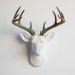 Handcrafted Deer Wall Art: Rustic Elegance for Walls