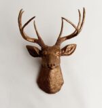 Handcrafted Deer Wall Art: Rustic Elegance for Walls