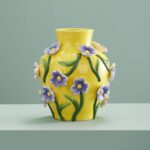 VASE WITH FLOWERS PRINTEMPS YELLOW