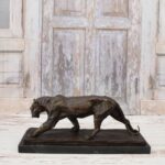 Black Panther Art Sculpture – modern animal sculpture for home decor, available as sculptures for sale at Lume Art Gallery