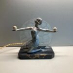 ART DECO LADY LAMP
