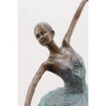 XL BALLET DANCER BRONZE SCULPTURE