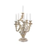 VINTAGE STYLE WOOD CANDELABRA