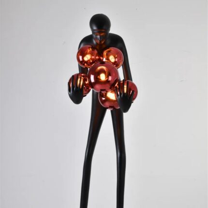 75'' BLACK NOVELTY FLOOR LAMP
