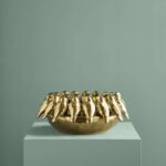 BOWL WITH BIRDS GOLD