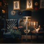 SKELETON FLOOR LAMP