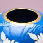 VASE MARGARITA L BLUE