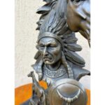 WESTERN INDIAN FIGURINE BRONZE STATUE