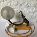 FRENCH ART DECO ANIMAL ELEPHANT LAMP