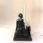 RARE FRANKART ART DECO LAMP MODEL