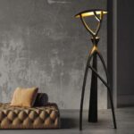 63'' BLACK LED NOVELTY FLOOR LAMP