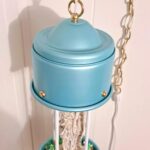 HANDMADE OIL RAIN LAMP WITH GREEK THREE GRACES STATUE