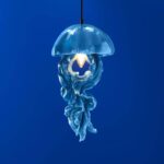 CEILING LIGHT JELLYFISH AVA BLUE