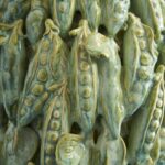 Bulbous Pea Vase Green