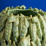 Bulbous Pea Vase Green