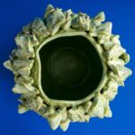 Bulbous Pea Vase Green