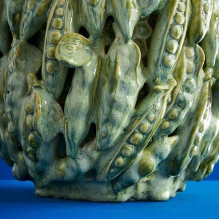 Bulbous Pea Vase Green