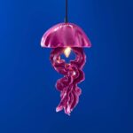 CEILING LIGHT JELLYFISH AVA MAGENTA