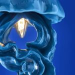 CEILING LIGHT JELLYFISH AVA BLUE