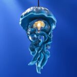 CEILING LIGHT JELLYFISH AVA BLUE