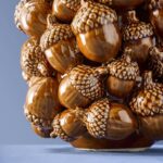 Acorn Vase Brown