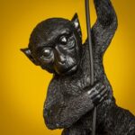 CEILING LAMP MONKEY CHIP BLACK