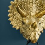 WALLLAMP DINOSAURS TRICERATOPS CERA GOLD