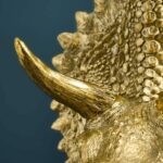 WALLLAMP DINOSAURS TRICERATOPS CERA GOLD