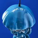 CEILING LIGHT JELLYFISH AVA BLUE