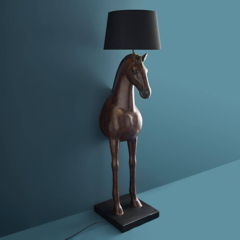 A65 Floor Lamp Horse Amadeus Brown