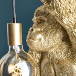 Wall Lamp Gorilla Jungle Jack Gold