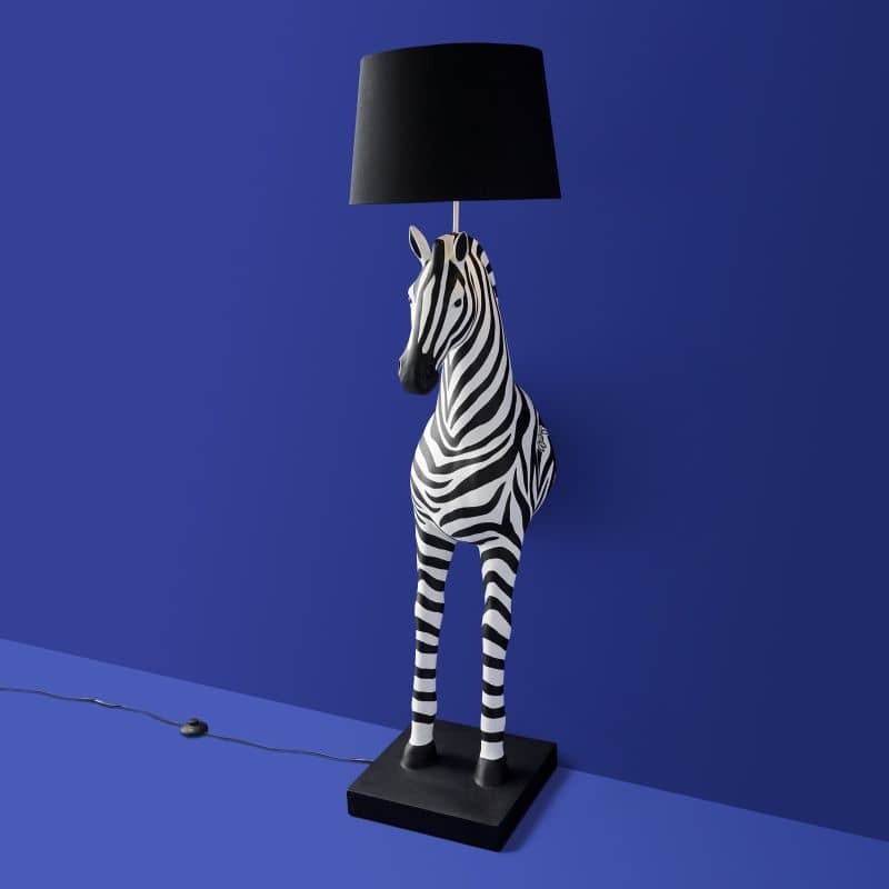 A79 Floor Lamp Zebra Zora black-white