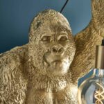 Wall Lamp Gorilla Jungle Jack Gold
